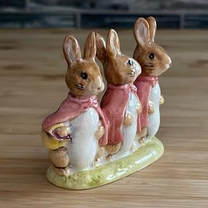 Vintage Beswick Flopsy, Mopsy and Cottontail 1954 Beatrix Potter